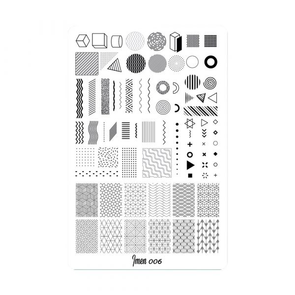 Stamping plate IMEN 006