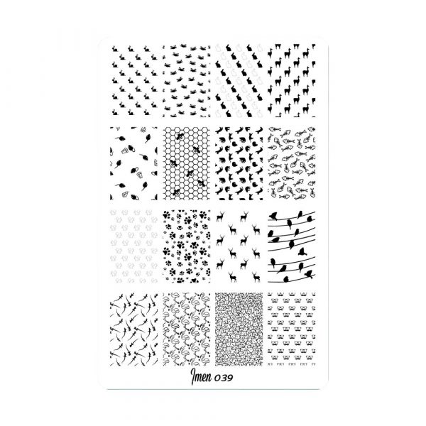 Stamping plate IMEN 039