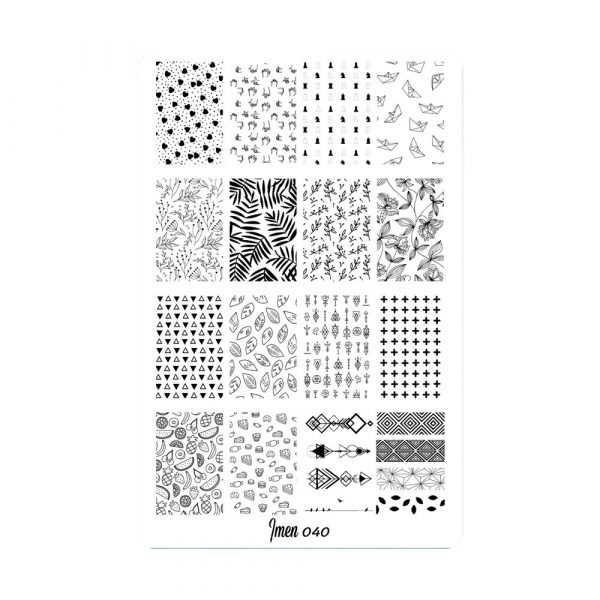 Stamping plate IMEN 040