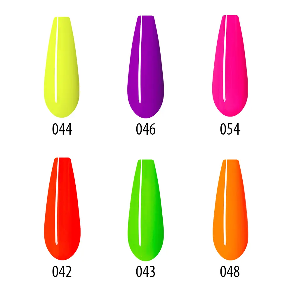 Gel Polish Set (6 pcs) Neon