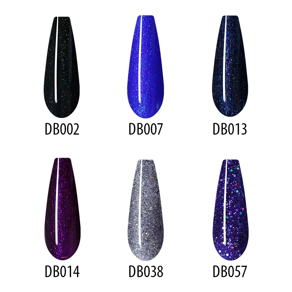 Gel Polish Set (6 pcs) Night