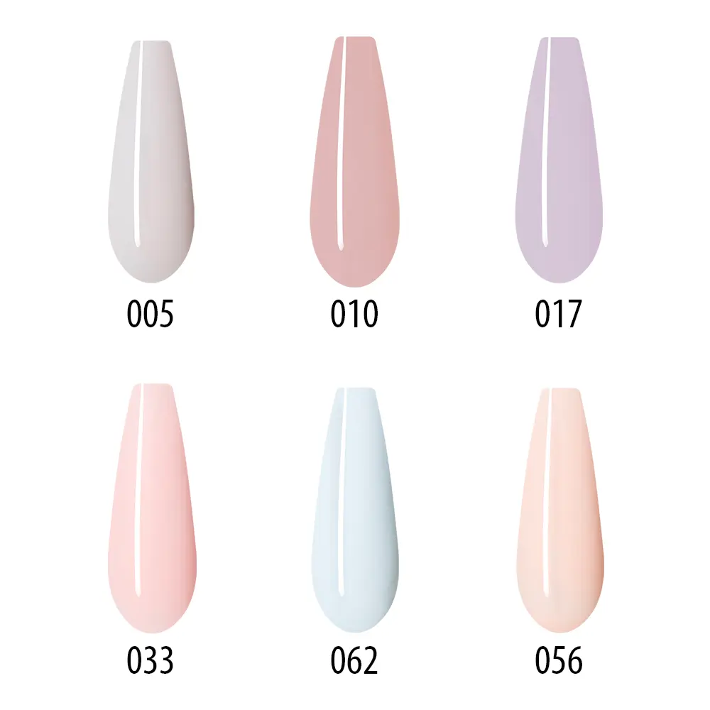 Gel Polish Set (6 pcs) Nude