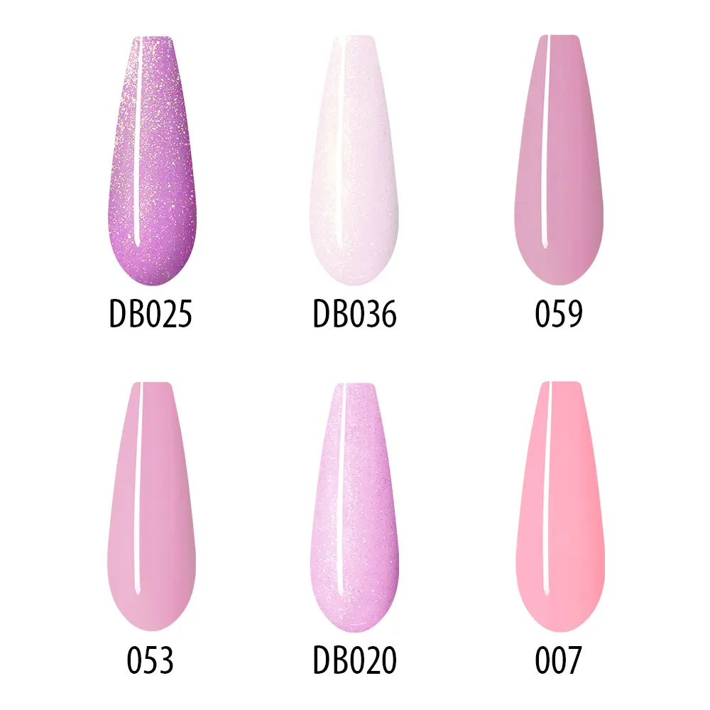Gel Polish Set (6 pcs) Rose