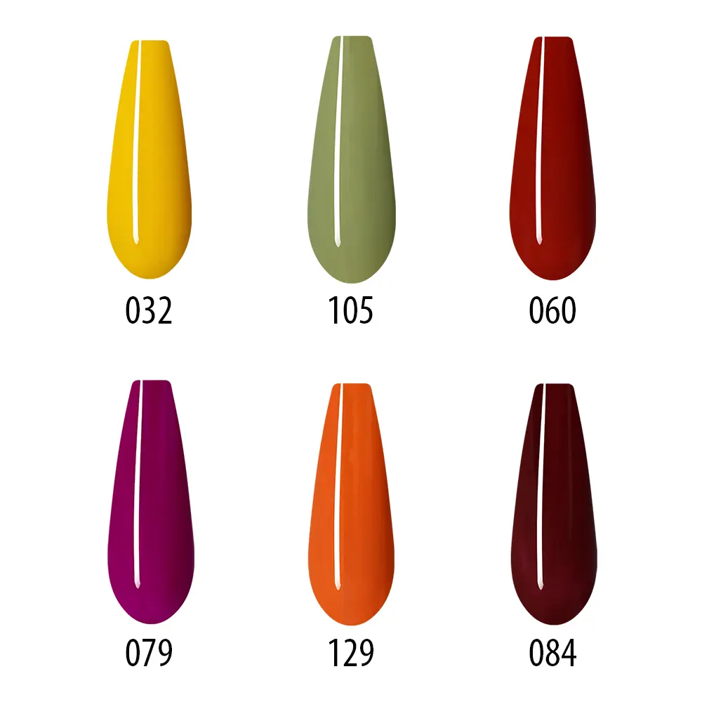 Gel Polish Set (6 pcs) Autumn